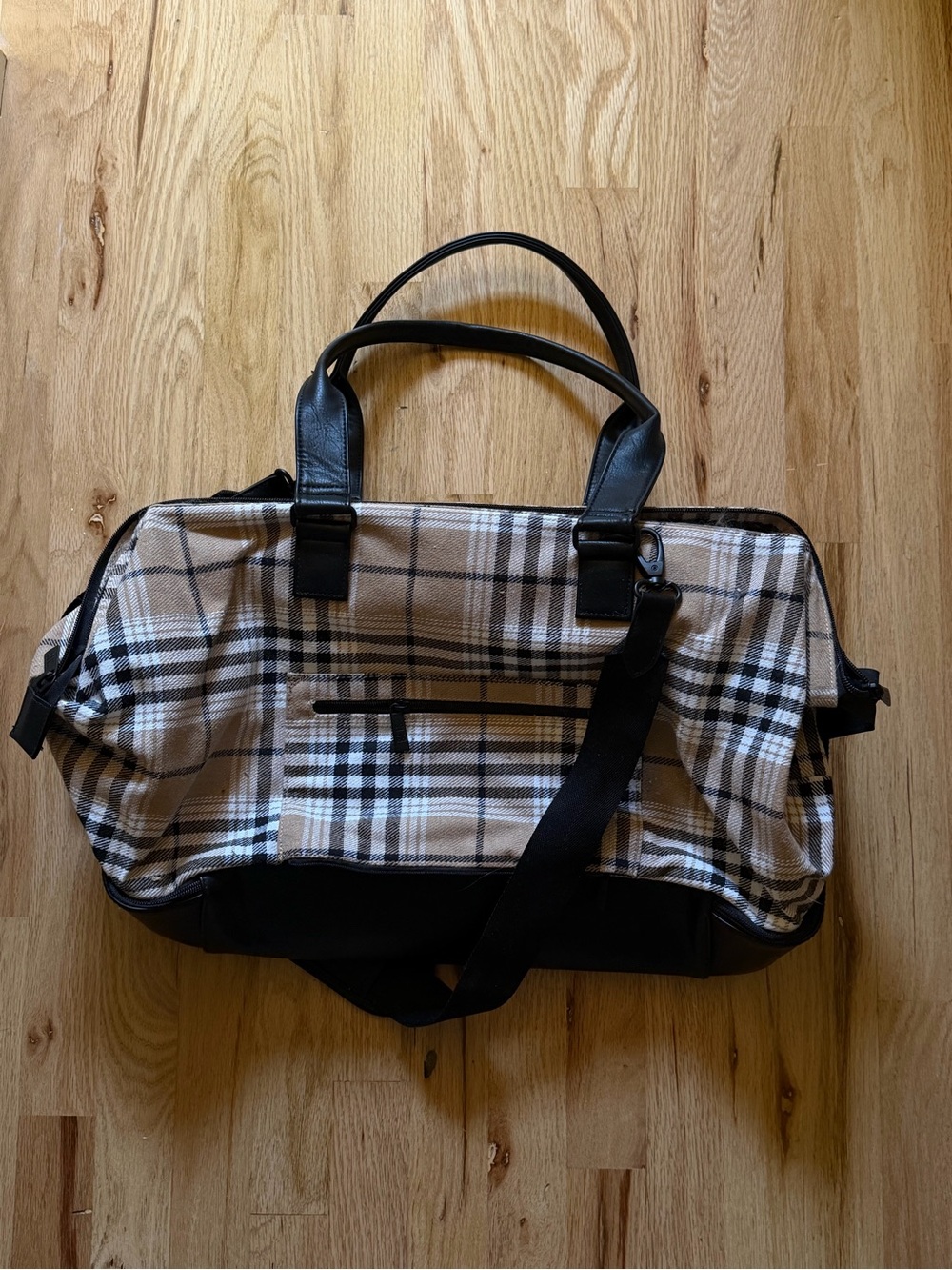 Beis Plaid Weekender Bag Limited Edition